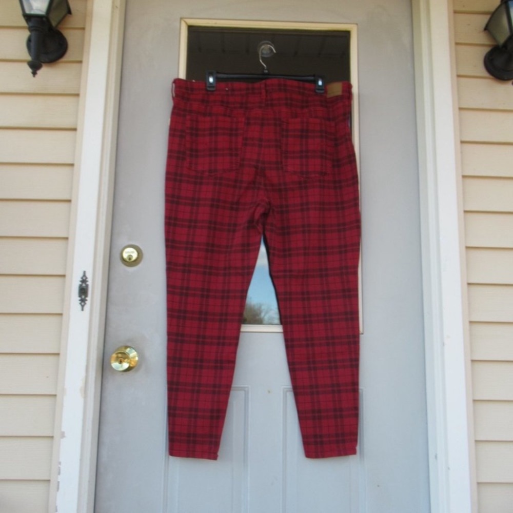 American Eagle next level stretch high rise plaid Jegging Plus size 24 - Picture 8 of 14